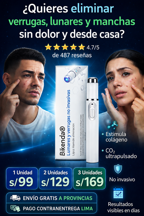 Bikenda®. Láser Portátil – Elimina Verrugas, Lunares y Manchas