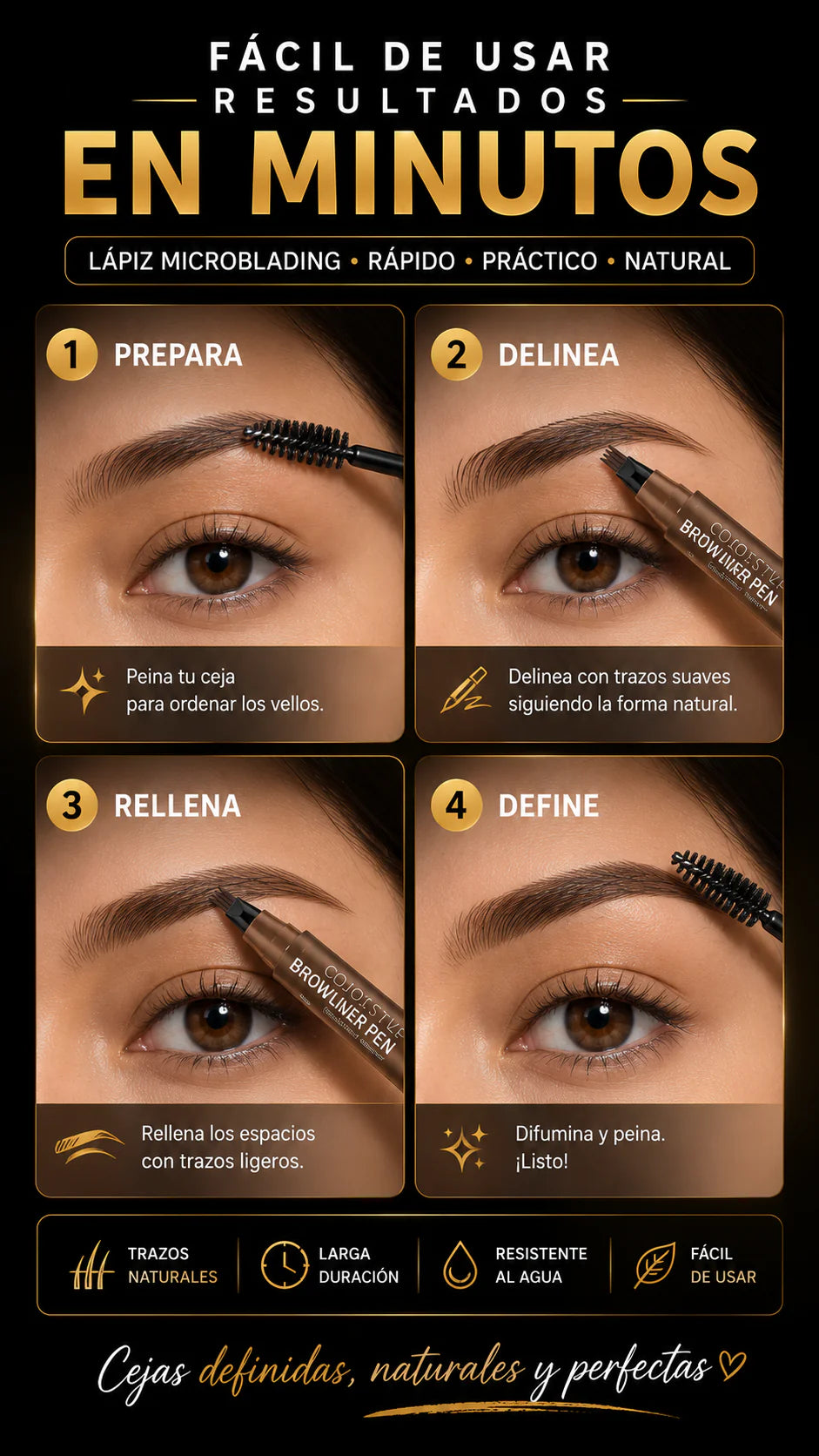 BROWLINE - Efecto Microblading 72H