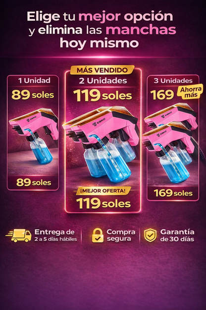 DEKO DeepClean Pro™ - Limpieza Profunda en Segundos