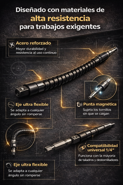 FlexTorque ProX™ - Extensor de eje flexible